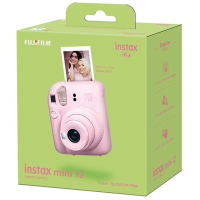 FUJIFILM instax mini 12 ピンク 富士フイルム(FUJIFILM) チェキ instax mini 12 速写ケース ピンク: EC